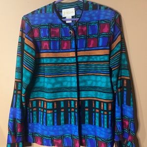 Colorful Vintage Button-down Shirt